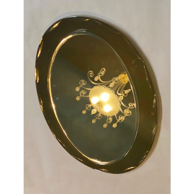 Italian Mirror in the style of Fontana Arte, 1970s For Sale - Image 6 of 7