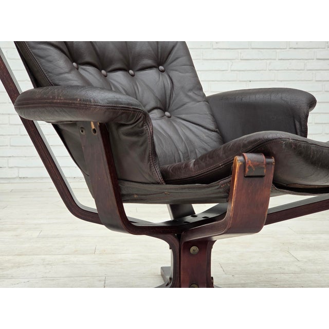 1970s Norwegian Falcon Lounge Chair by Sigurd Ressel for Vatne Møbler, 1970s For Sale - Image 5 of 18