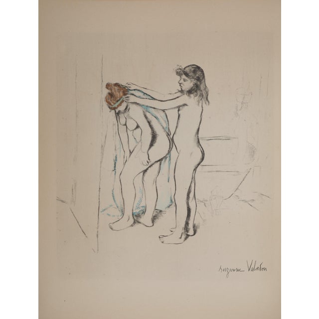 After Suzanne Valadon, Nude The Toilette, Girls Drying Themselves, 1947, Lithograph For Sale - Image 8 of 8