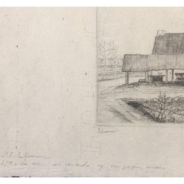 Jean-Emile Laboureur, The Duck Pond Edition of 42, 1920s, Etching For Sale - Image 4 of 6