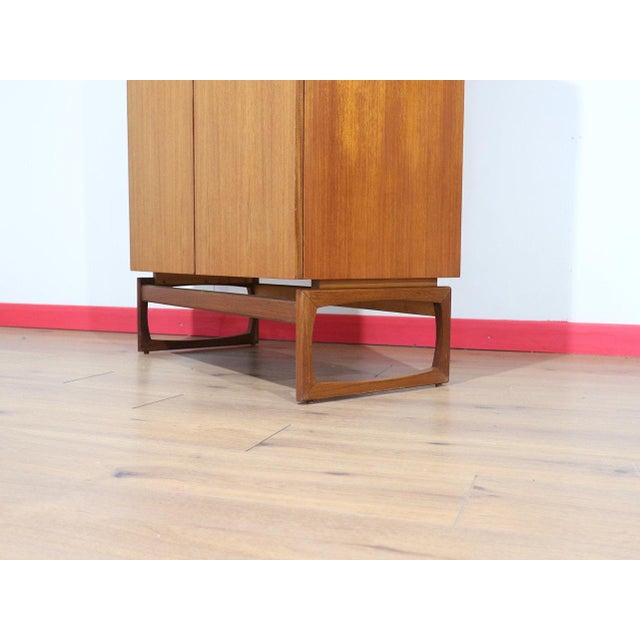 Mid Century Modern Vintage Teak Armoire Wardrobe by G Plan Danish Style For Sale - Image 14 of 15