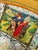 Hand Blown Glass Plate of Medieval Scenes + Stand For Sale - Image 10 of 12