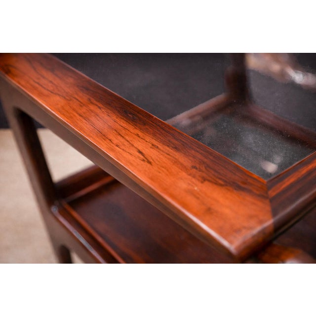Brazilian Mid-Century Modern Bar Cart in Rosewood, Carlo Hauner and Martin Eisler, 1950s - Lot 532 For Sale - Image 9 of 14