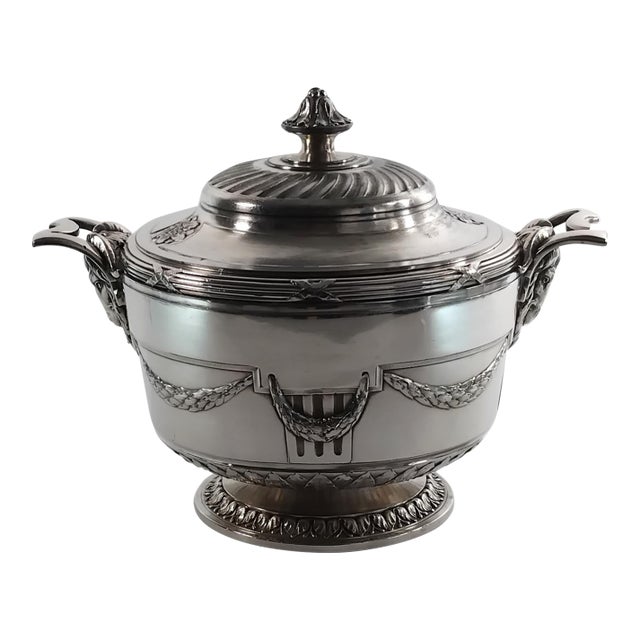 Christofle-Gallia Large Sugar Bowl For Sale