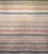 Antique American Rag Rug, Handwoven Stripe Pattern, Pale Blue & Ivory, 6x7 For Sale - Image 9 of 9