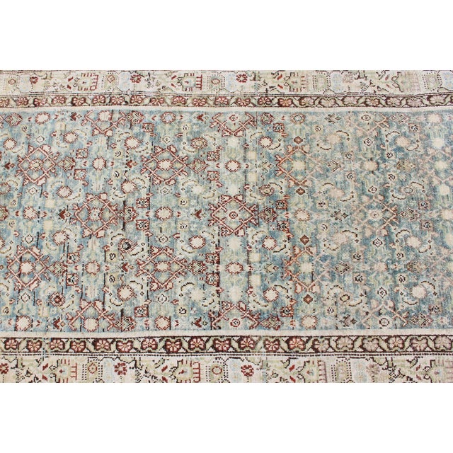 Antique Persian Malayer Runner With Detailed Allover Botanical Design 3'3 X 13'1 For Sale - Image 10 of 11