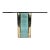1970's Glass and Brass Dining Table by Leon Rosen for the Pace Collection For Sale