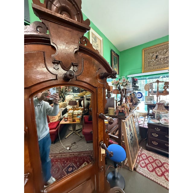 Late 19th Century Eastlake Victorian Hall Tree Circa 1870 For Sale - Image 5 of 7