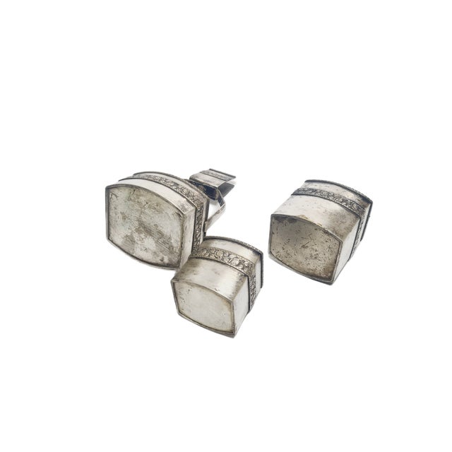 Art Deco German Smoker Set, 1930s, Set of 3 For Sale - Image 14 of 18