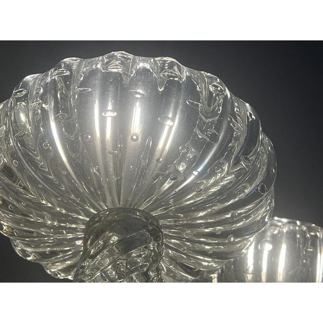 Murano Glass Chandelier attributed to Barovier & Toso, 1940s For Sale - Image 8 of 18