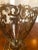 Vintage Gold Leaf Decorated Glass Vase For Sale In Philadelphia - Image 6 of 9