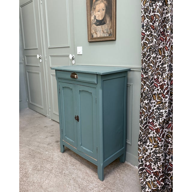 Small Parisian Painted Buffet, 1950s For Sale - Image 10 of 18