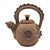 Late 20th Century Chinese Stoneware Dragon Teapot With Sculptural Handle & Spout, 9" For Sale - Image 5 of 15