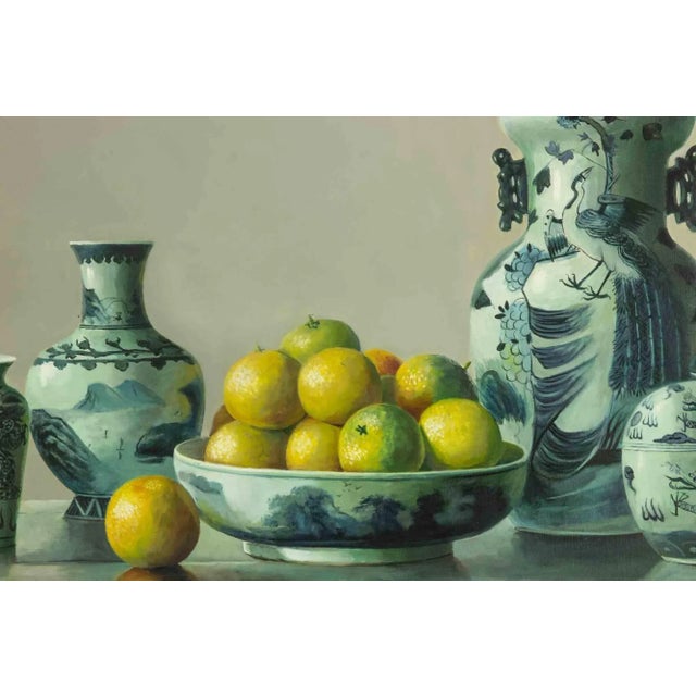 Contemporary Zhang Wei Guang, Oranges, Oil on Canvas, 2000s For Sale - Image 3 of 5