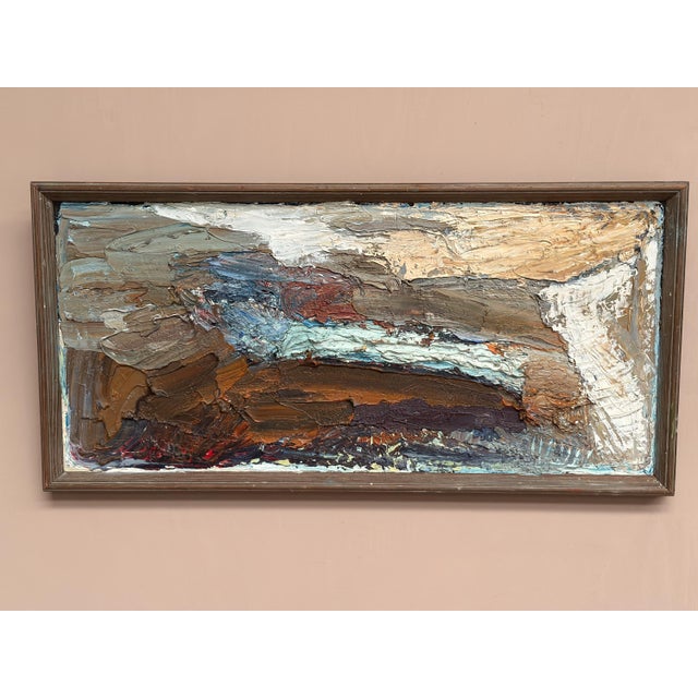 Swedish Artist, Abstract Composition, 1950s, Oil on Canvas, Framed For Sale - Image 18 of 18