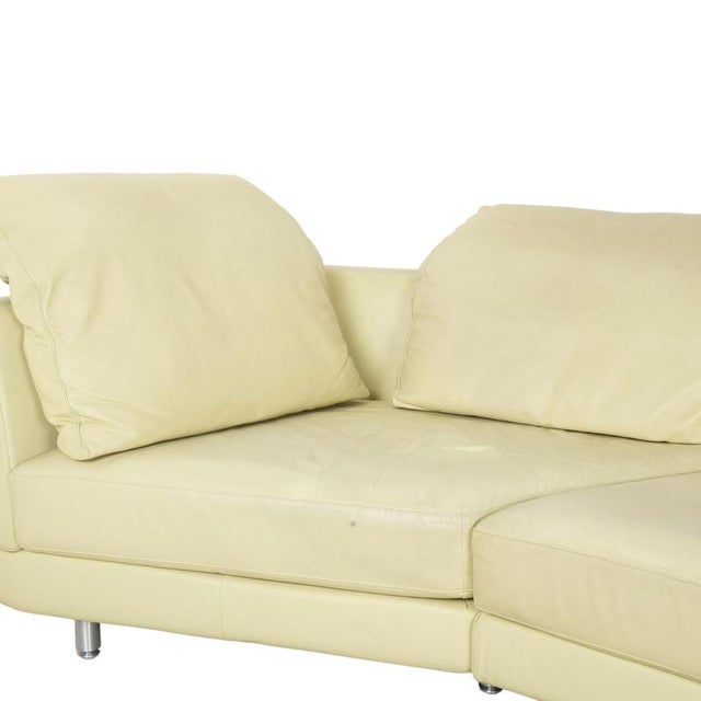 Animal Skin Model 3000 4-Seater Sofa in Leather from Rolf Benz For Sale - Image 7 of 18