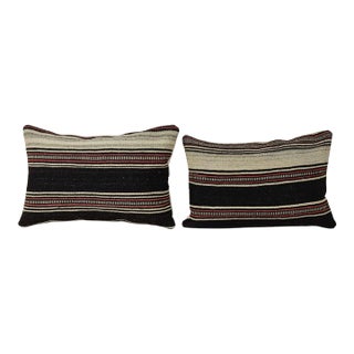 Turkish Kilim Pillow Cover -a Pair For Sale