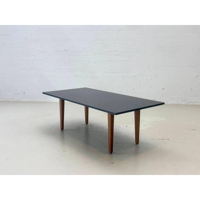 Modern Dining Table in Black Ash with Wooden Frame, 1960s For Sale - Image 12 of 15