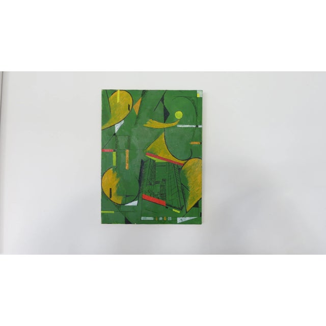 Geometry 002, Original Abstract Painting For Sale - Image 4 of 4