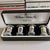 boxed vintage set of Towle / William Adams silverplate mushroom-form salt and pepper shakers. The set includes two pairs,...
