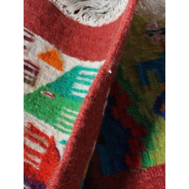 Hand-Woven Rug, Tunisia, 1960s For Sale - Image 6 of 8