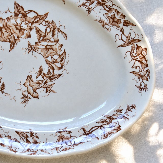 Late 19th Century French Oval Platter from Longchamp, 1890 For Sale - Image 5 of 8