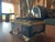 1920s French or Italian Brass Black Marble Compote Candlestick Stand For Sale In Santa Fe - Image 6 of 8