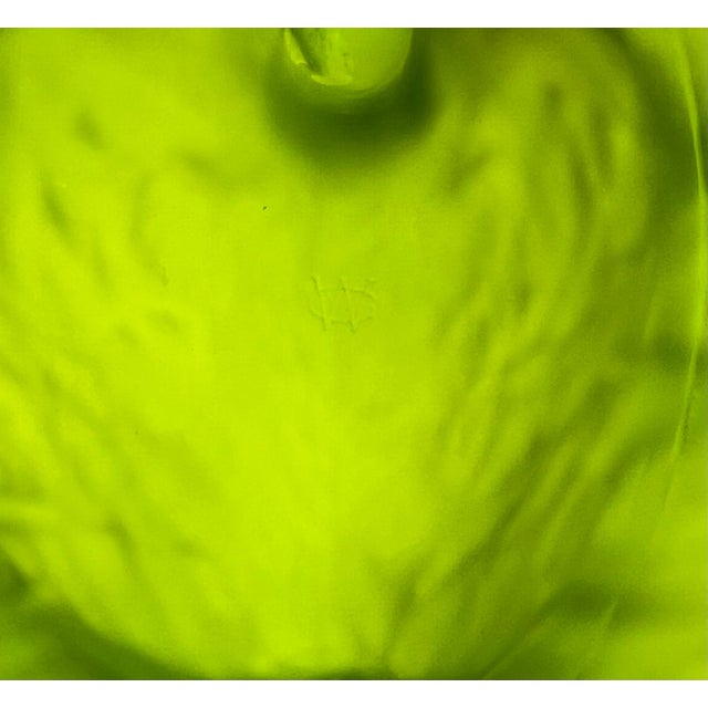 Mid-Century Westmoreland Lime Green Satin Glass Bird on Nest Candy Dish – Frosted Songbird Covered Bowl - - Cottagecore, Grandmillennial For Sale - Image 14 of 15