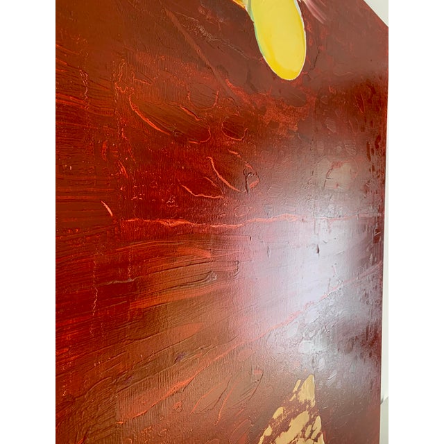 Abstract Original Oil Canvas Painting “Support the Universe” For Sale - Image 6 of 12