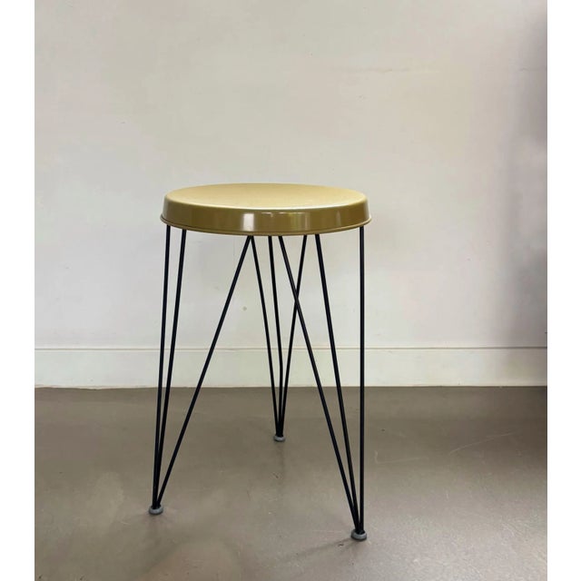 Seggiolina Stool in Metal by Tjerk Reijenga for Pilastro, 1950s-1960s For Sale - Image 6 of 8