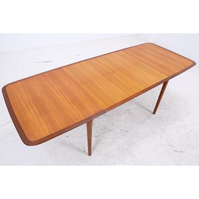 Mid-Century Extendable Dining Table in Teak from Lübke For Sale - Image 6 of 16