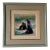 Vintage Impressionist Figural Landscape Oil on Masonite Board - Framed For Sale