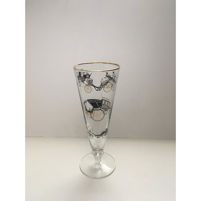 1950s Libbey “Curio” Pilsner Glasses- A Pair For Sale - Image 11 of 12