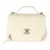 Cream Caviar Mini Business Affinity Flap For Sale