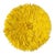 Contemporary Home Décor Juju Hat Feathers in Yellow, 21 Century Wall Décor Feathers in Yellow For Sale