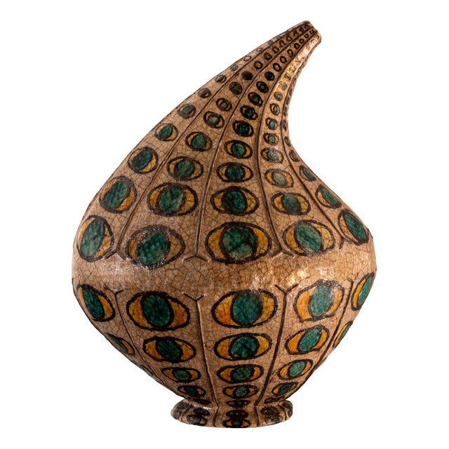 Italian Modern Archived Vase by Carlo Zauli, 1953 For Sale