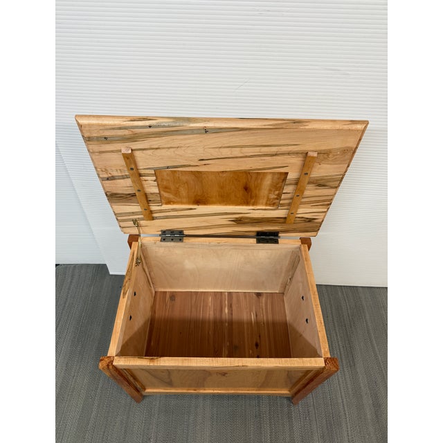 Design Plus Gallery presents a Maple Wood Blanket Chest Made by California Artist/Woodworker, John Borden. The entirety of...