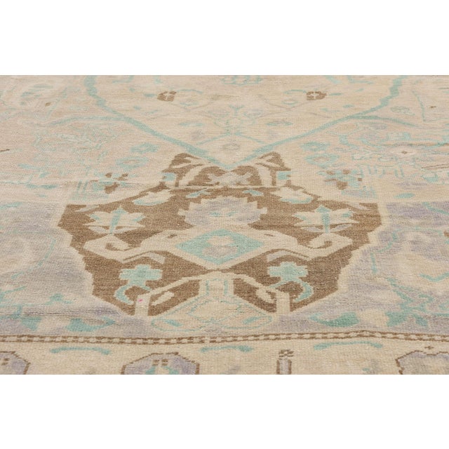 Mid 20th Century Vintage Turkish Oushak Rug, 05'08 X 08'07 For Sale - Image 5 of 10
