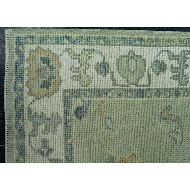 Turkish Oushak Rug 2'11" x 13'7" #19101 For Sale - Image 4 of 8