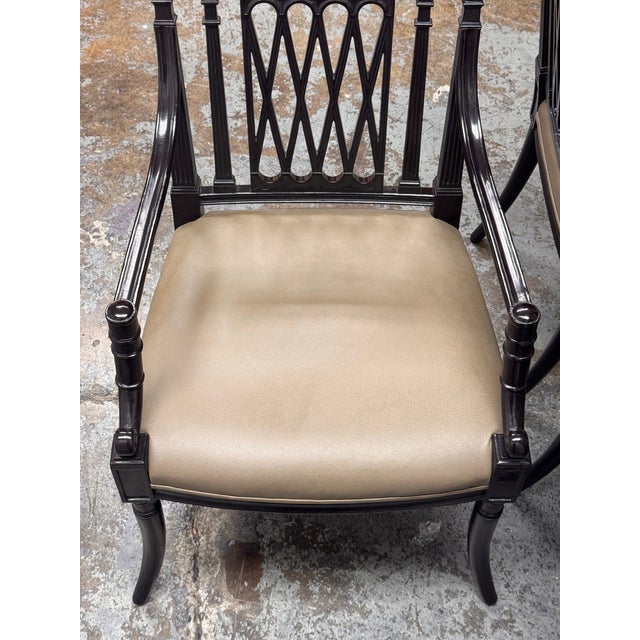 Rose Tarlow Pope Chair, Set of Six For Sale - Image 11 of 12