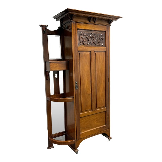 J & J Shaw Hall Wardrobe, Antique For Sale