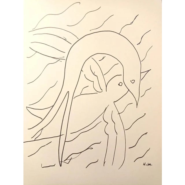 Modern Henri Matisse, Birds, Lithograph, 1974 For Sale - Image 3 of 3