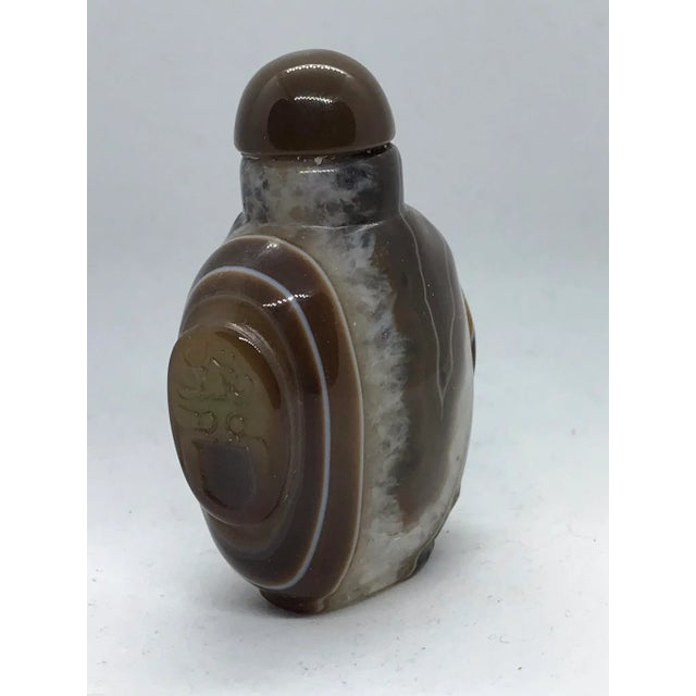 1970s Boswana Banded Agate Snuff Bottle For Sale In Chicago - Image 6 of 12