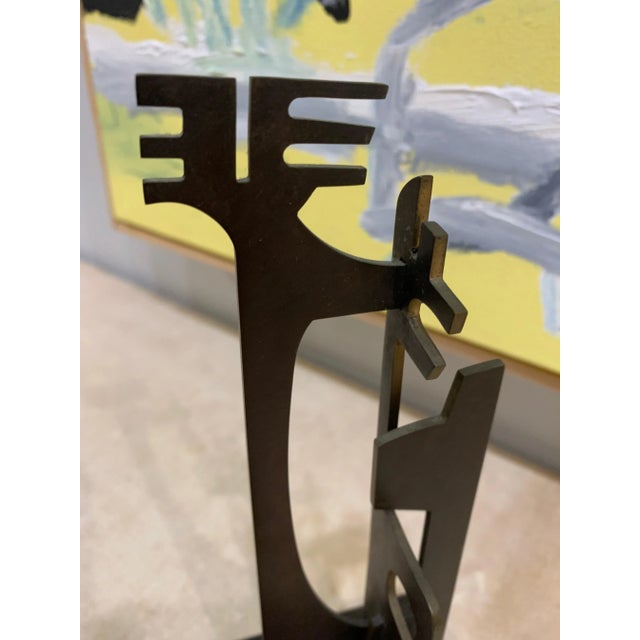 2010s Arnaldo Ugarte "Family: Mother, Father & Child" Bronze Sculpture For Sale - Image 5 of 11