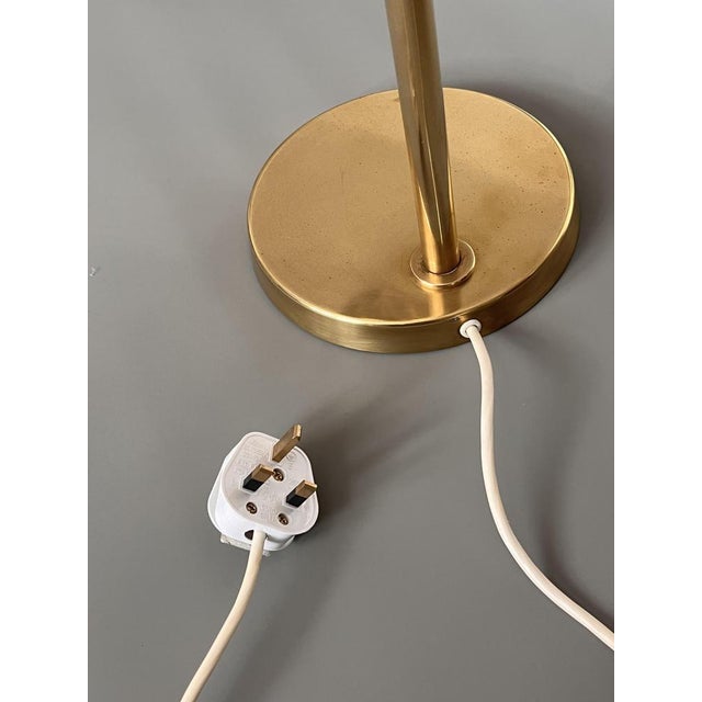 Metal Vintage Swedish Brass Table Lamp from Bergboms, 1970s For Sale - Image 7 of 11