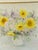 20 Th C Original Oil on Board Sunflower Painting For Sale In Miami - Image 6 of 6