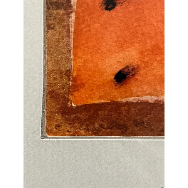 Mexican 1980s Original Watercolor Painting by Famous Mexican Artist Juan Ezcurdia For Sale - Image 3 of 7
