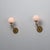 Pair of italian wall sconces dating from the 1950s, designed with a refined brass structure and spherical opaline glass...
