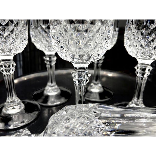 Vintage Champagne Flute from Cristal d'Arques, 1970s, Set of 6 For Sale - Image 9 of 18