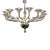Murano Smoke Glass Chandelier For Sale